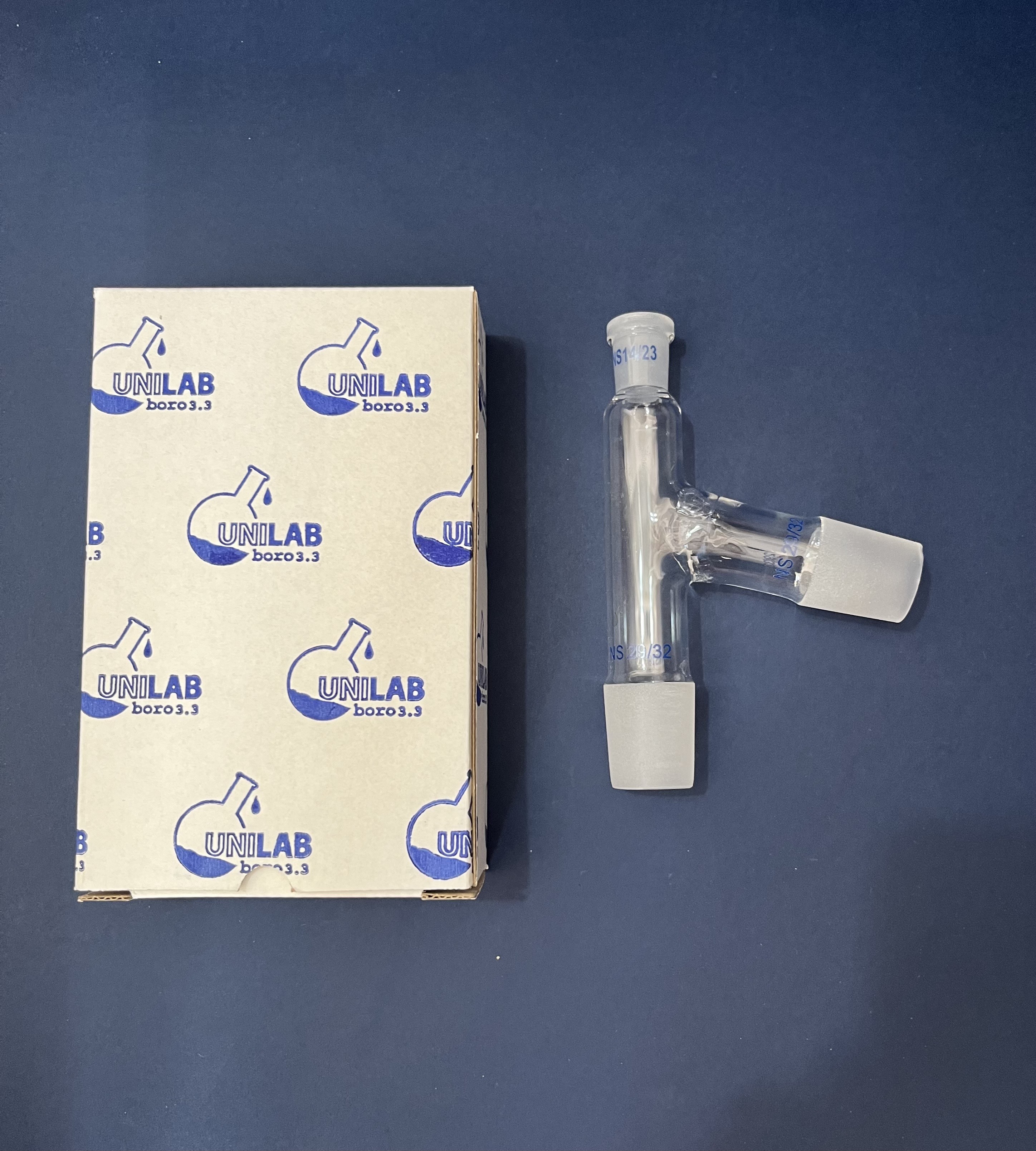 سه راهی تقطیر شیشه ای